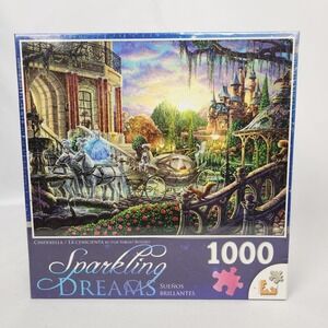 New Sealed LPF Sparkling Dreams "Cinderella" 1000 pc Puzzle 20x27" 2016